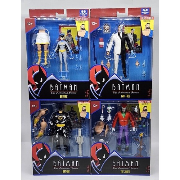 Batman The Animated Series Build Maxie Zeus Action Figure Bundle - Picture 1 of 12